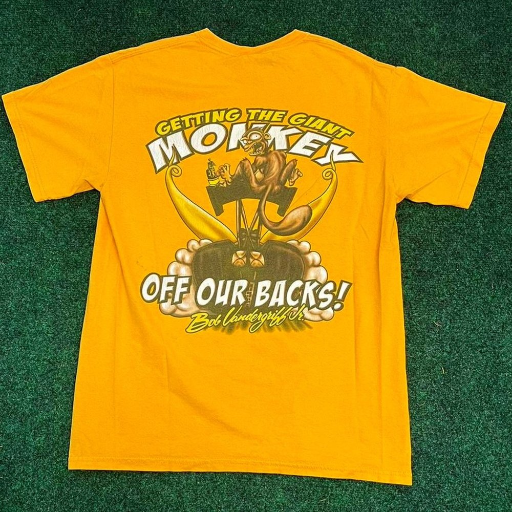 Y2K UPS Racing Graphic T-Shirt.